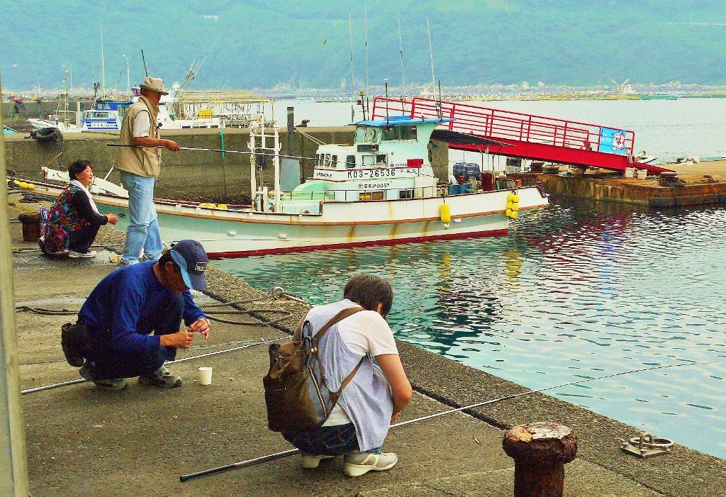 大月町で釣り