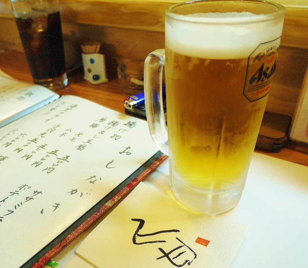 おばんざい石水のビール